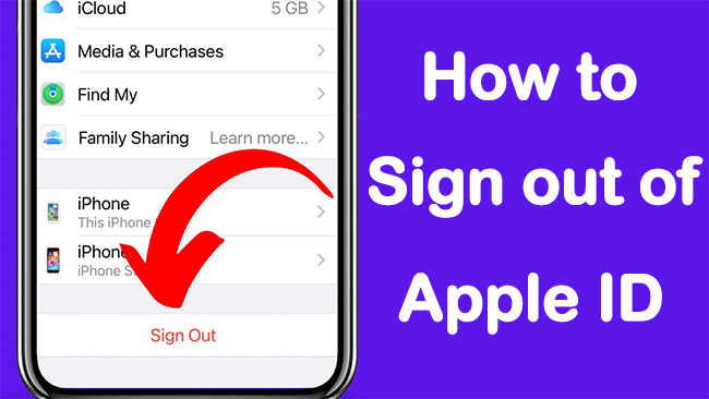 如何退出 Apple ID