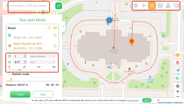 用 imovego 雙點模式玩 寶可夢 go