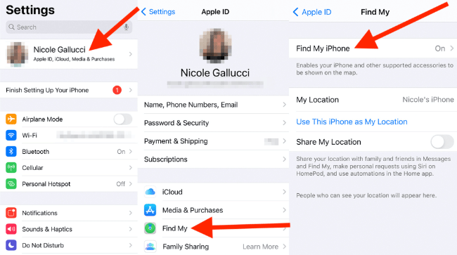 在退出 Apple ID 之前關閉“尋找我的 iPhone”
