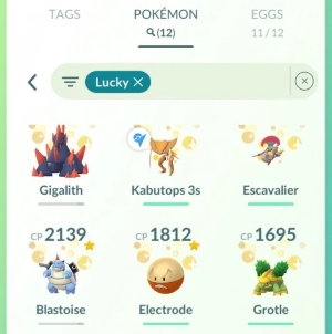 Pokémon Go 中的幸運寶可夢