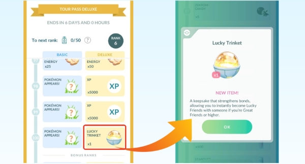 透過幸運飾品成為幸運朋友 Pokemon Go 的最快方法