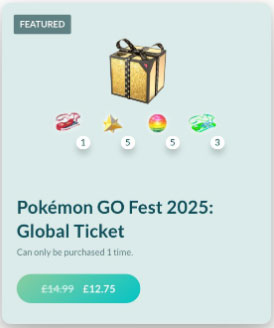 pokemon go fest 門票