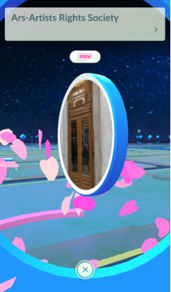 旋轉一個pokestop