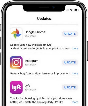 更新 Instagram 應用程式