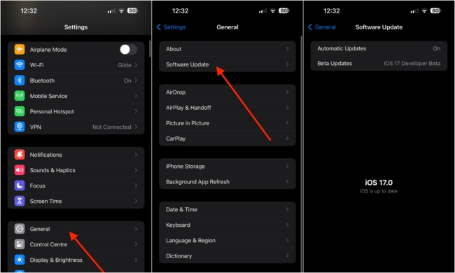 更新 ios 系統