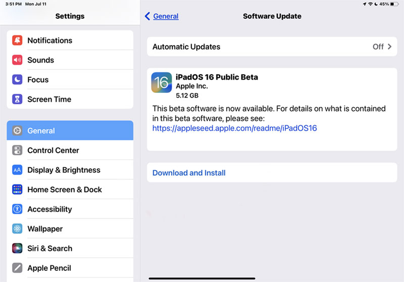 更新你的 iPad 連接到電腦時無法充電