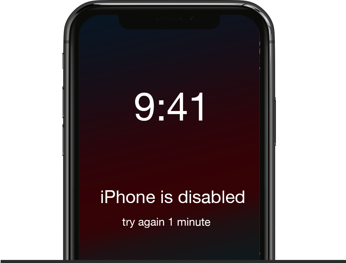 解鎖已禁用的 iPhone