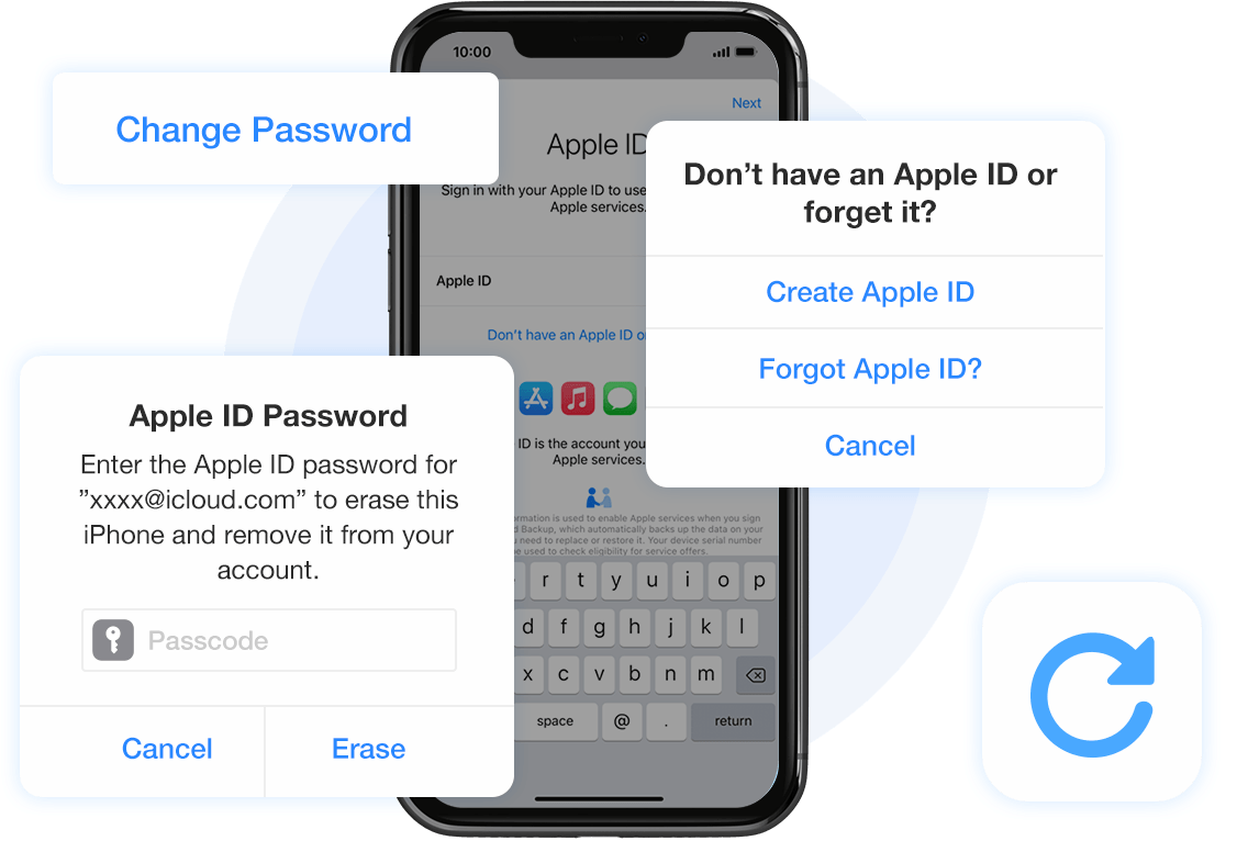 刪除沒有密碼的apple id